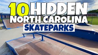 Top 10 HIDDEN North Carolina Skateparks | North Carolina Skateboarding 2022