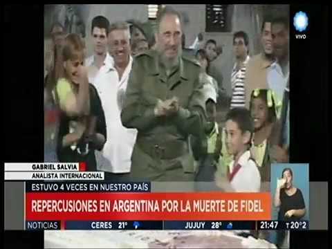 La opinión de Gabriel Salvia sobre la muerte de Fidel Castro
