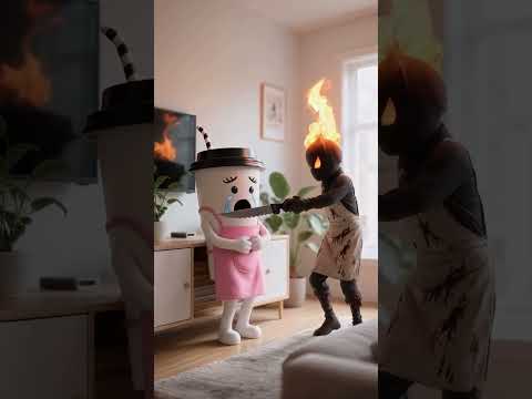 ☕️ NINJA COFFEE Saves Mom! 😱 The Cappuccino Assassin's EPIC Rescue Mission! (Animated Short) #rescue