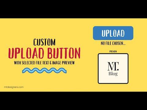 Custom Upload Buttonhtmlcssjavascript