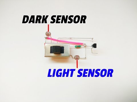 How To Make Dark sensor and Light Sensor Automatic ON/OFF Light switch circuit..Simple LDR Circuit..