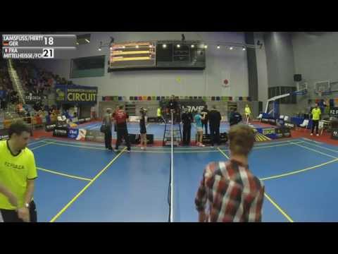 Lamsfuss / Herttrich vs Mittelheisser / Fontaine (XD, 1/4 Final) - 2015 Czech International