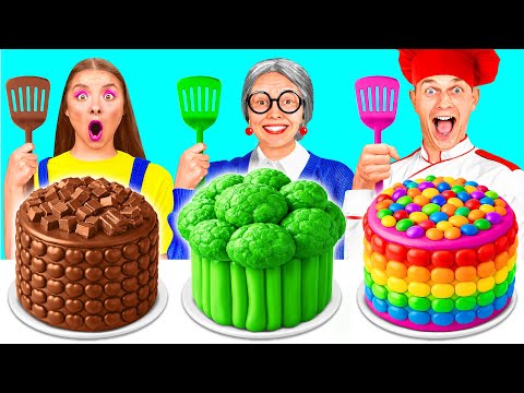 Me vs Grandma Cooking Challenge | Funny Food Challenges