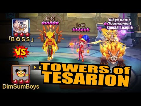 LAST SIEGE with BOSS in this Special League vs The Dimsum Boys! - Summoners War