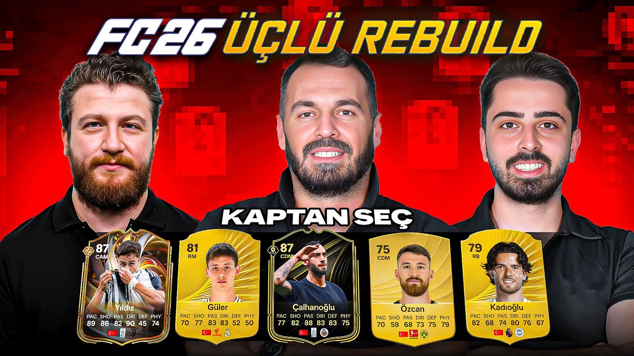 Sadece Türkler! Yan Yana Draft | Üçlü Rebuild Ligi S4E5