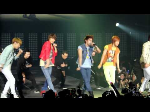 [Fancam] 110610 SMTOWN Paris - Replay (Group focus)