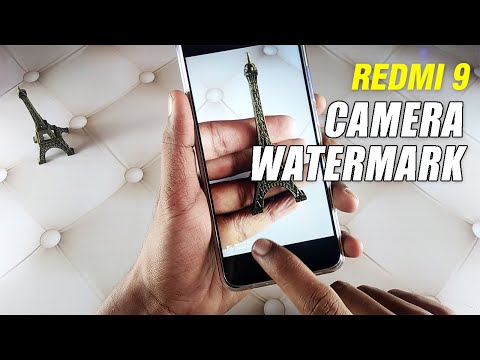 Redmi 9 - How To Enable Or Disable Watermark On Camera