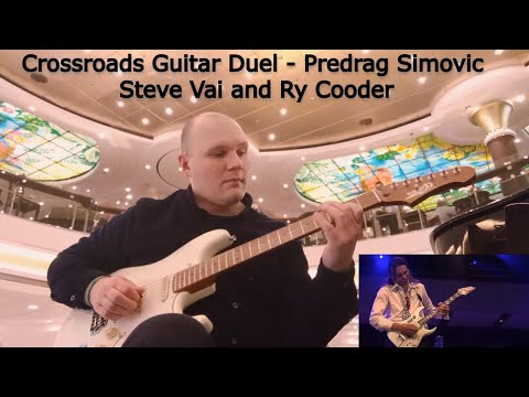 Predrag Simovic - Crossroads Guitar Duel A Section (Steve Vai & Ry Cooder)
