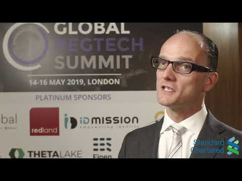 Global RegTech Summit 2019 - Interview with Markus Schulz, Standard Chartered Bank