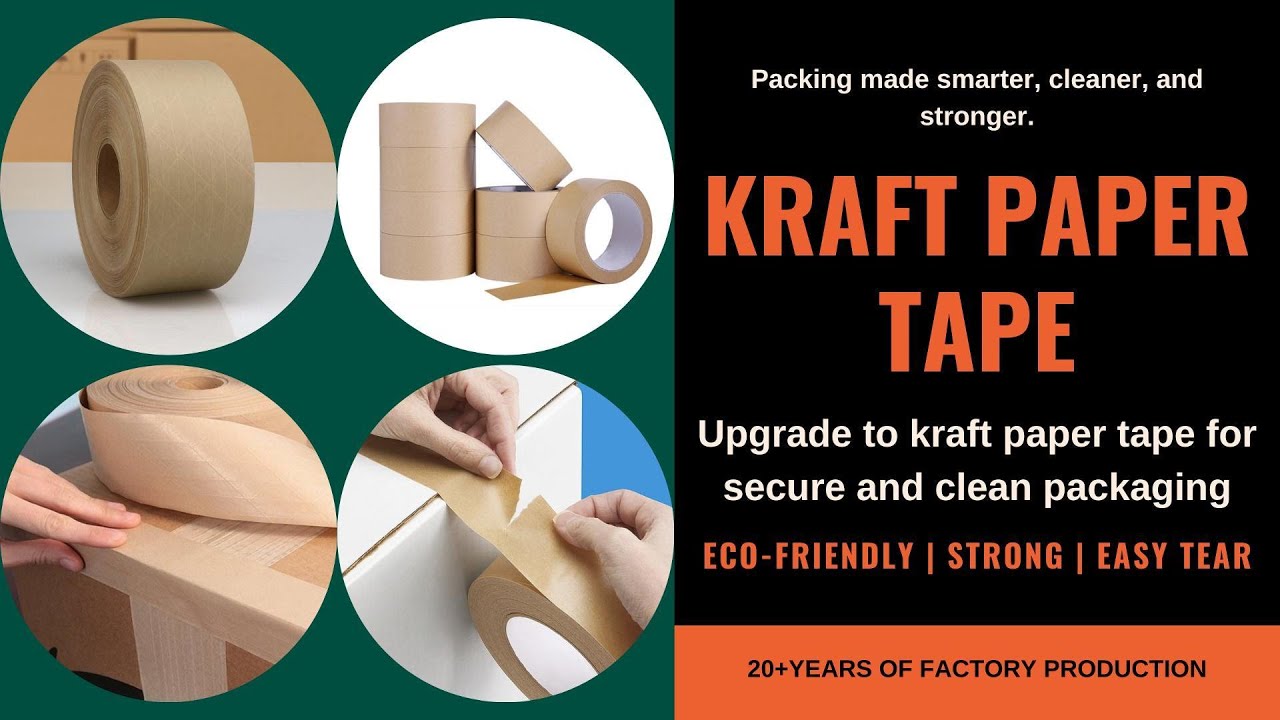 Eco-Friendly Kraft Paper Tape | Greener Packaging with Evergreen