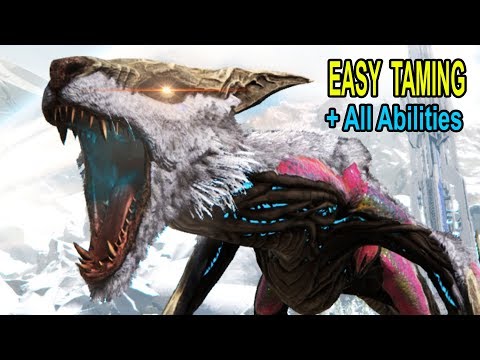 Ark HOW TO TAME MANAGARMR All Abilities Showcase Ark Survival Evolved Extinction Managarmr Taming