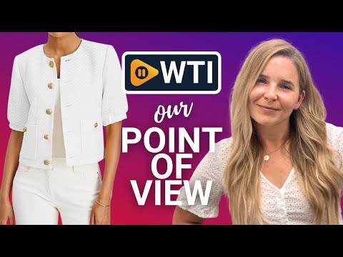 Puff Short Sleeve Tweed Jacket Women Cropped Jackets Summer Open Front Office Work Blazer Coat 2024 Medium White - WTI product video review