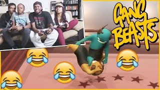 Gang Beasts Try Not To Laugh Challenge | Gang Beats Funny Moments!