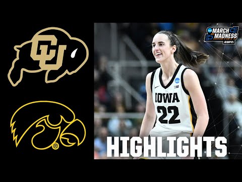 NCAA Tournament Sweet 16: Colorado Buffaloes vs. Iowa Hawkeyes | Full Game Highlights