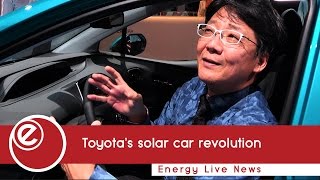 Koji Toyoshima reveals the new solar powered Prius | Energy Live News