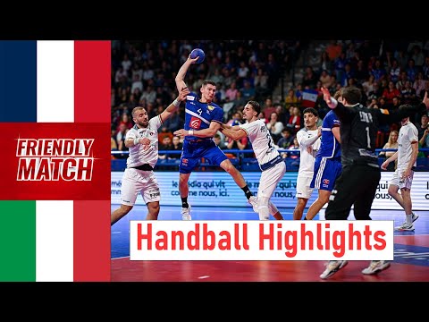 France 🇫🇷 vs Italy 🇮🇹 – Friendly Handball Match Highlights • 2025