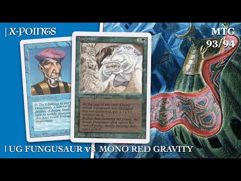 UG Fungusaur vs Mono Red Gravity Sphere, X-points Old School Magic the Gathering 93/94 MtG | 656