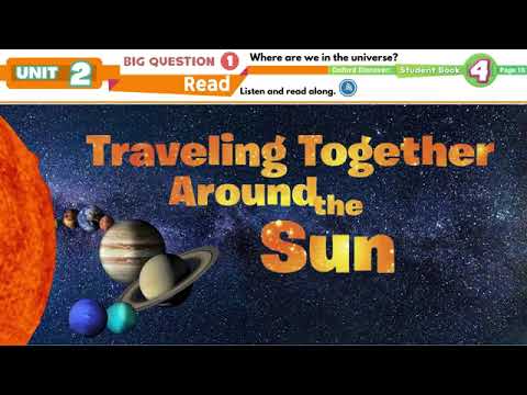 牛津探索 4》第 2 單元跟讀 一起繞著太陽旅行 (Oxford Discover 4   Unit 2   Read along   Traveling together around the sun)