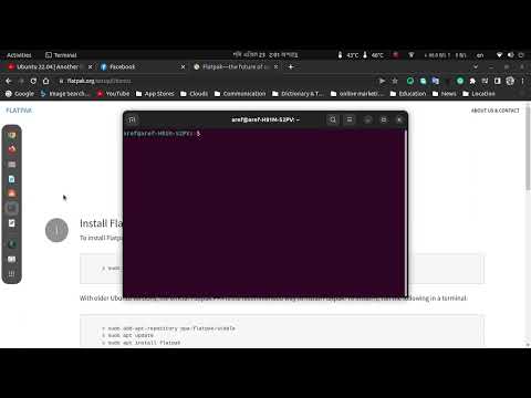 How to  install flatpak on ubuntu 22.04.
