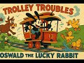 Trolley Troubles 1927 Oswald The Lucky Rabbit Classic Silent Cartoon