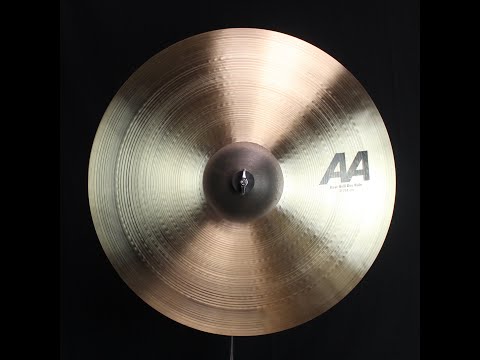 Sabian 21" AA Raw Bell Dry Ride - 3326g (video demo) image 2