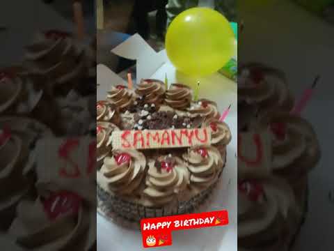 Samanyu Birthday cake cutting