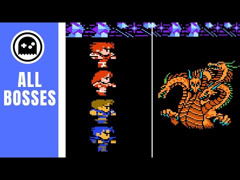 Final Fantasy II (NES) - All Bosses