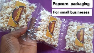 Popcorn packaging for small businesses