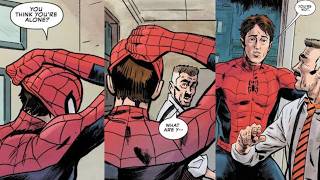O Homem-Aranha levanta a máscara para Jonah Jameson