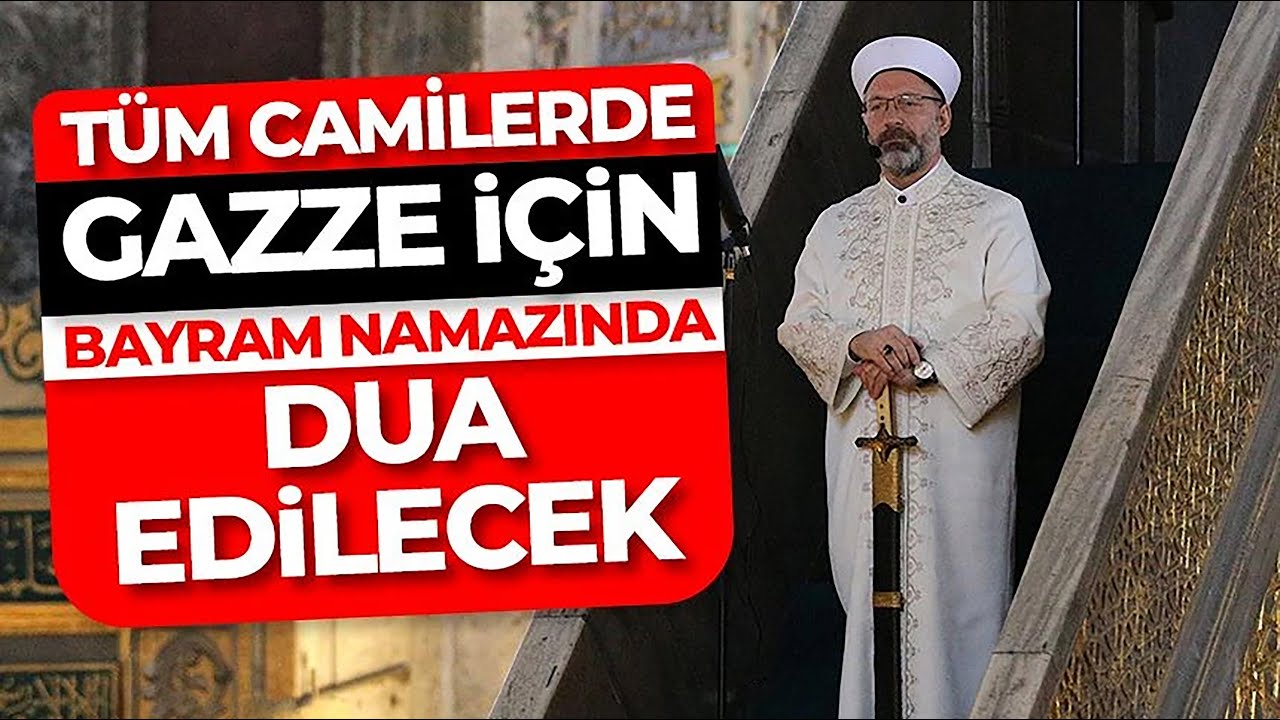 Diyanet İşleri Başkanı Erbaş, Ayasofya Camii’nde hutbe irad etti