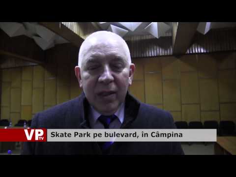 Skate Park pe bulevard, în Câmpina