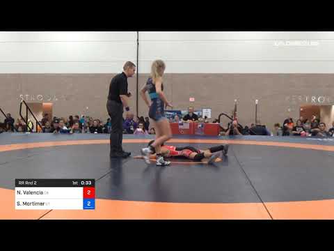 46 Kg Rr Rnd 2 Nyla Valencia Team California Vs Sage Mortimer Team Utah