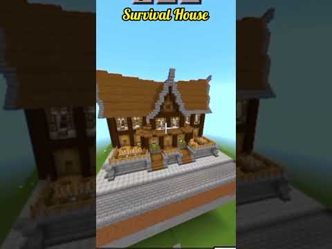 Gamerz_Club - Minecraft best House For Survival Series 😍 || #shorts