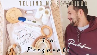 TELLING MY BOYFRIEND I'M PREGNANT!
