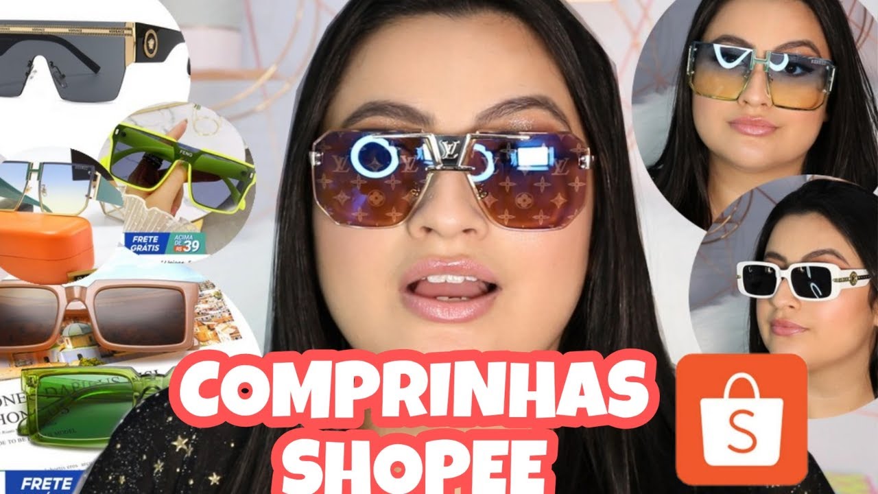 *É DE QUALIDADE ÓCULOS DE SOL* da *SHOPEE*