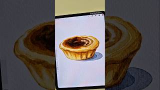 Butter Tart ❤️ #procreate #shorts #art #watercolor