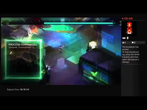 Playing some Transistor newgame+