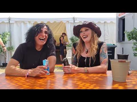 Jaz Coleman meets Hayley Leggs for TotalRock at Bloodstock 2022