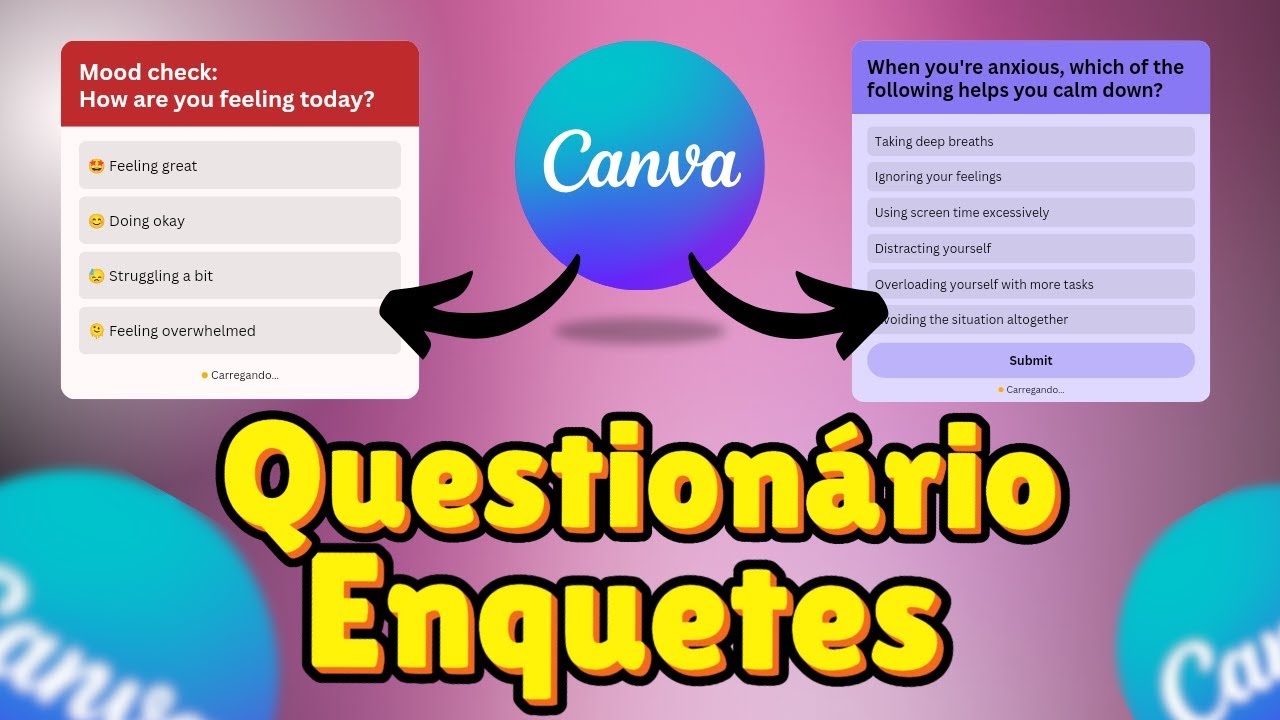 ✅How to use Canva's interactive polls and quizzes on your cell phone | Complete tutorial