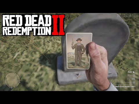 Red Dead Redemption 2 - Famous Gunslingers Cigarette Cards Locations (HD)