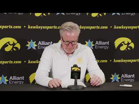 Iowa MBB Postgame Press Conference - Wisconsin - 12/11/22