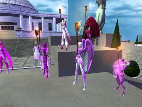 City Of Heroes Breast Cancer Awareness CC Torch Display