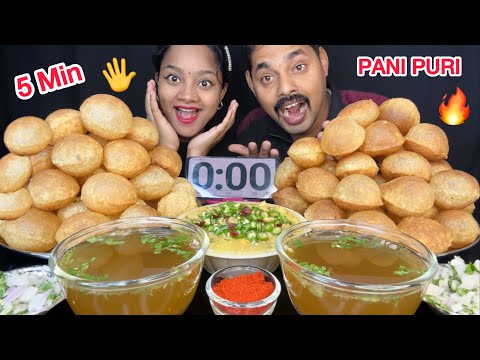 SPICY PANI PURI CHALLENGE 🥵🌶️