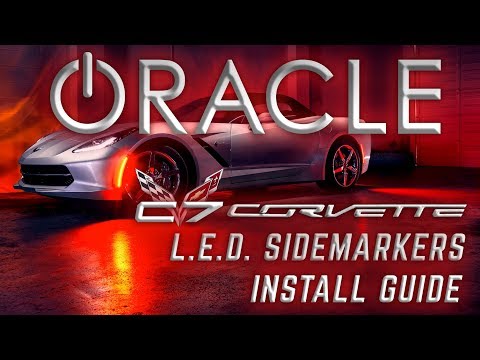 NEW! Chevy Corvette C7 ORACLE Concept Sidemarker Install + Demo