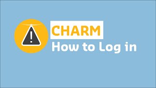 CHARM How to log in