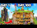 I Survived 100 Days In An AMPLIFIED WORLD In Minecraft Hardcore