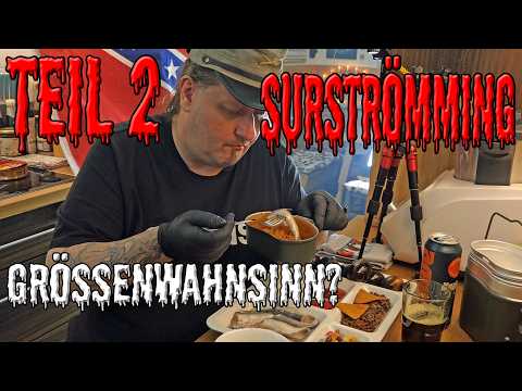 SURSTRÖMMING MENÜ mit mystischen BEILAGEN! Teil 2! Kann ich das alles essen? #challenge #mukbang