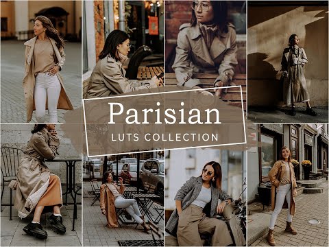 Parisian Video LUTs - Influencer LUTs - Lut for video filter - luts for premiere pro- Free VN Lut