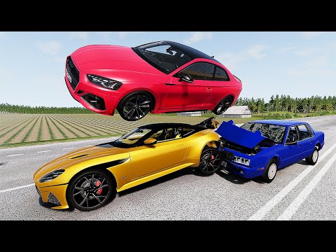 Loss of Control Car Crashes #2 - Traffic Accident - BeamNG Drive