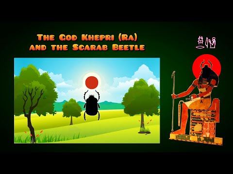 The God Khepri (Ra) and the Scarab Beetle in Ancient Egyptian Religion